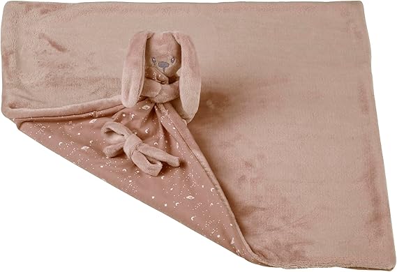 Nattou Rabbit Blanket, Supersoft, 75 x 100 cm, Polyester, Lapidou, Turquoise