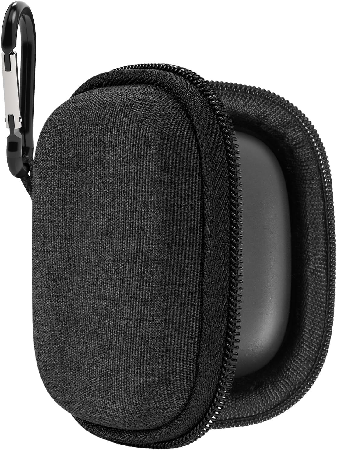 Geekria Shield Earbuds Case Compatible with JBL Wave Beam 2, Live Buds 3, Flex 3, TUNE 220TWS, Live Pro 2, Vibe Beam, Replacement Hard Shell Travel Carrying Bag (Dark Grey)