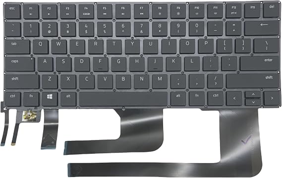 Laptop Keyboard for Razer Blade Pro RZ09-0287 RZ09-0330 12920528-00 2H-BCVUSR50111 11288412920528000AP00193 911100163920 NBLCV NBLCW US CV 118 3920 A01 US Layout Black RGB Backlight