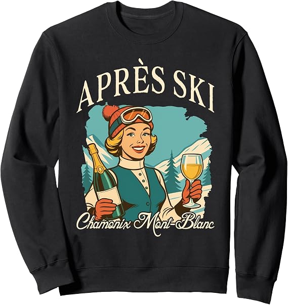 Skiing Lover Apres Ski Queen Ski Trip Apres Ski Social Club Sweatshirt