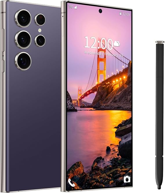 Huness 2001 I23 Ultra Smartphone Unlocked Cell Phone 2001 (Deep Purple)