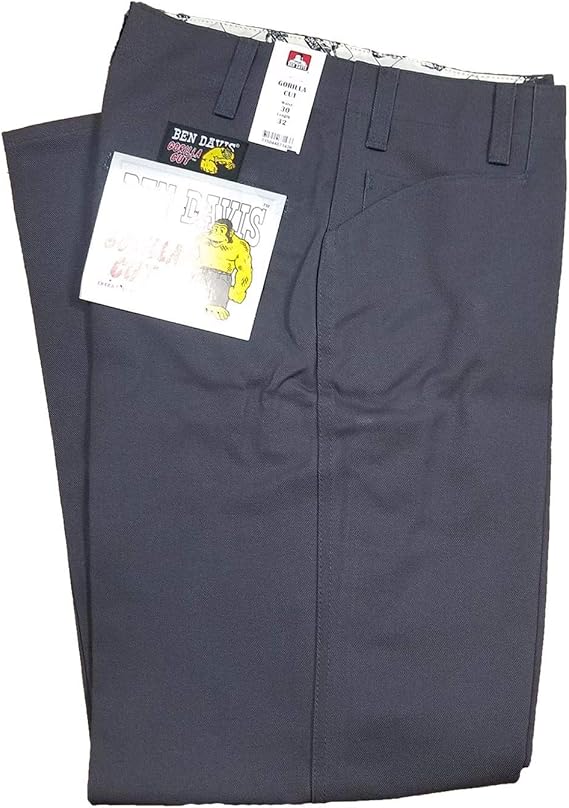 Charcoal Gorilla Cut Loose Fit Pants by Ben Davis Co