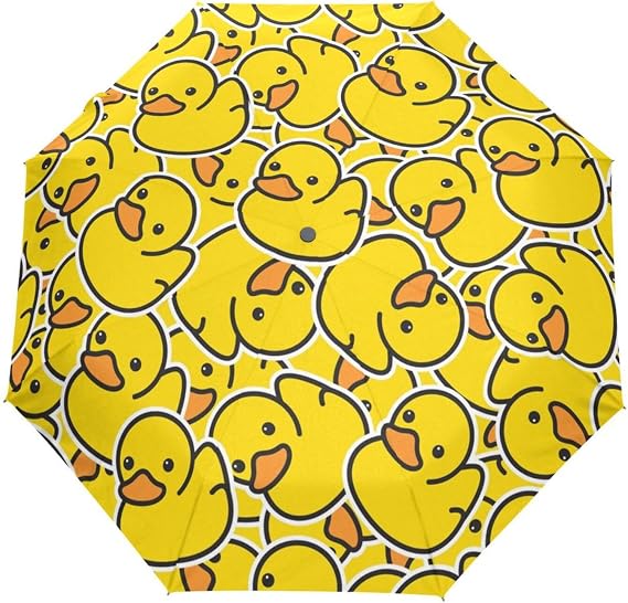 Automatic Umbrella One Touch Auto Open and Close Button Compact Travel Umbrella for Women Men Kid