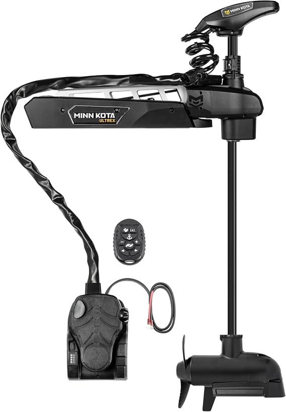 Minn Kota Ultrex QUEST Brushless Bow-Mount Electric Trolling Motor with MEGA Side Imaging 90/115 Lb. Thrust, 45 In. Shaft, Freshwater
