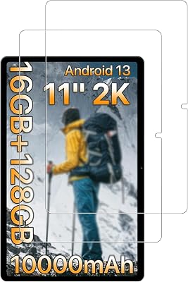 Screen Protector for UMIDIGI Active T1 11inch Tablet, HD Scratch Resistant Tempered Glass Film for UMIDIGI Active T1 Drop Protection,Touch Sensitive,Anti-Fingerprint,2 pack.