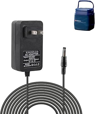 10 FT 6V Charger Replacement for Breg Polar Care Cube Power Cord, 6V ACDC Power Supply Transformer Plug