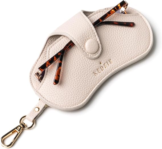 Eclipse Eyewear Case Unisex Vegan Leather Pouch