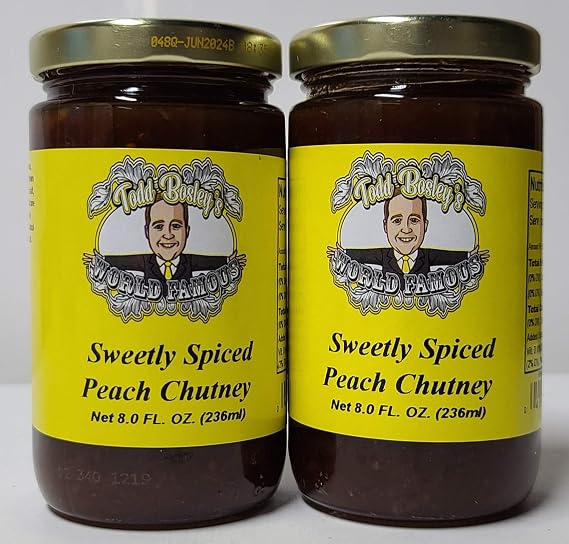 Todd Bosley's World Famous Sweetly Spiced Peach Chutney (2 Pack)