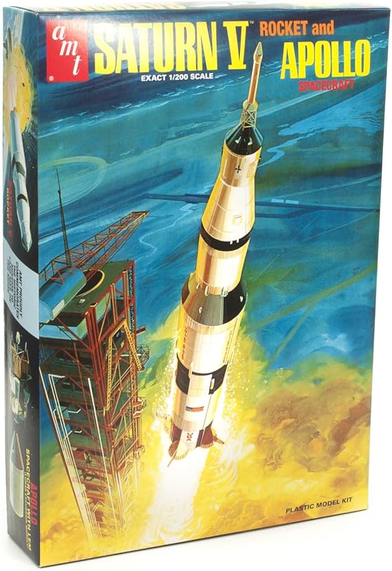AMT Saturn V Rocket 1:200 Scale Model Kit