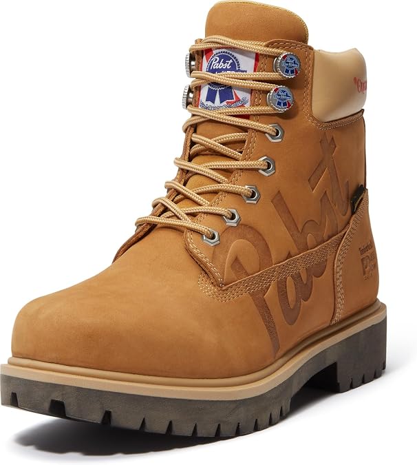 Timberland PRO Mens 6 Wheat PBR Direct Attach Soft Toe WP Boot