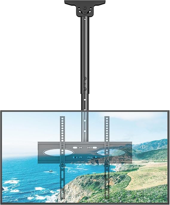 Rfiver Ceiling TV Mount for 32-65 inch TVs, Sloped Ceiling Mount TV Bracket