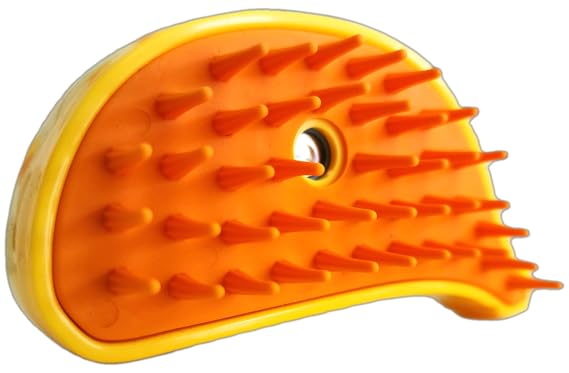 RC Pet Steam Brush Shower + FREE Laundry Lint Catcher(Pack of 2), Silicone Massage Steam Brush 3in1, Self-Cleaning Comb Steam Dog and Cat Steam Brush For Shedding, One Click Spray, Anti Flying Hair