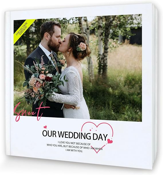 Personalized Photo Album Digital Print Your own Memory Book Picture Gifts for Family Baby Wedding Anniversary Travel Birthday Anniversary