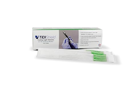 TIDIShield 3M Elipar S10, Paradigm, Paradigm DeepCure LED Curing Light Sleeve 5 Boxes 100 Sleeves Per Box Total Qty. 500 Sleeves Dentist Tools Dental Kit Dental Supplies (21101)