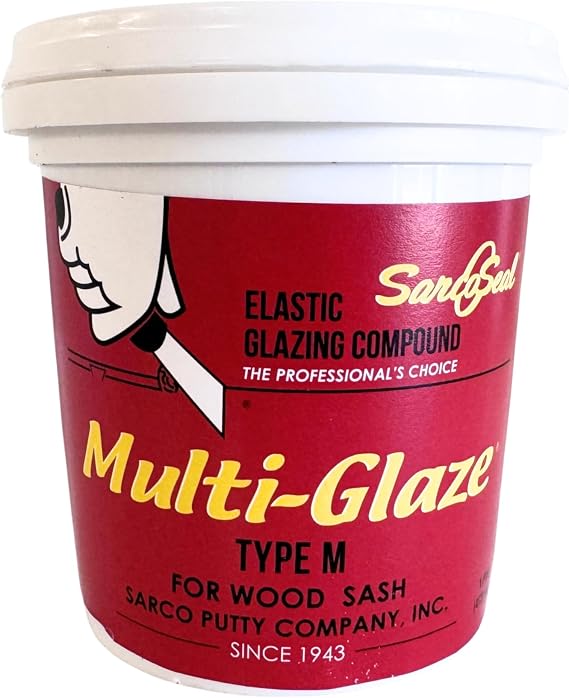 Sarco Type M Glazing Putty - Window Glazing Putty - Window Glazing Compound - (1 Pint)