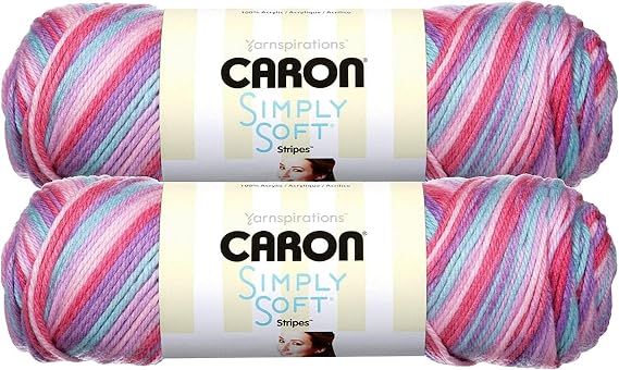 Caron Simply Soft Stripes Yarn - Times Square