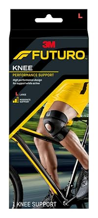 FUTURO Performance Knee Support, Ideal for General Support and Exercise, Large
