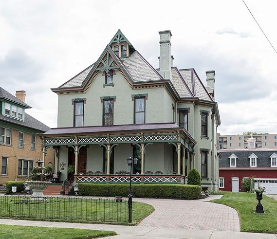Photo - House at 1029 Juliana Street in The Julia-Ann Historic District of Parkersburg, West Virginia- Fine Art Photo Reporduction 14in x 11in