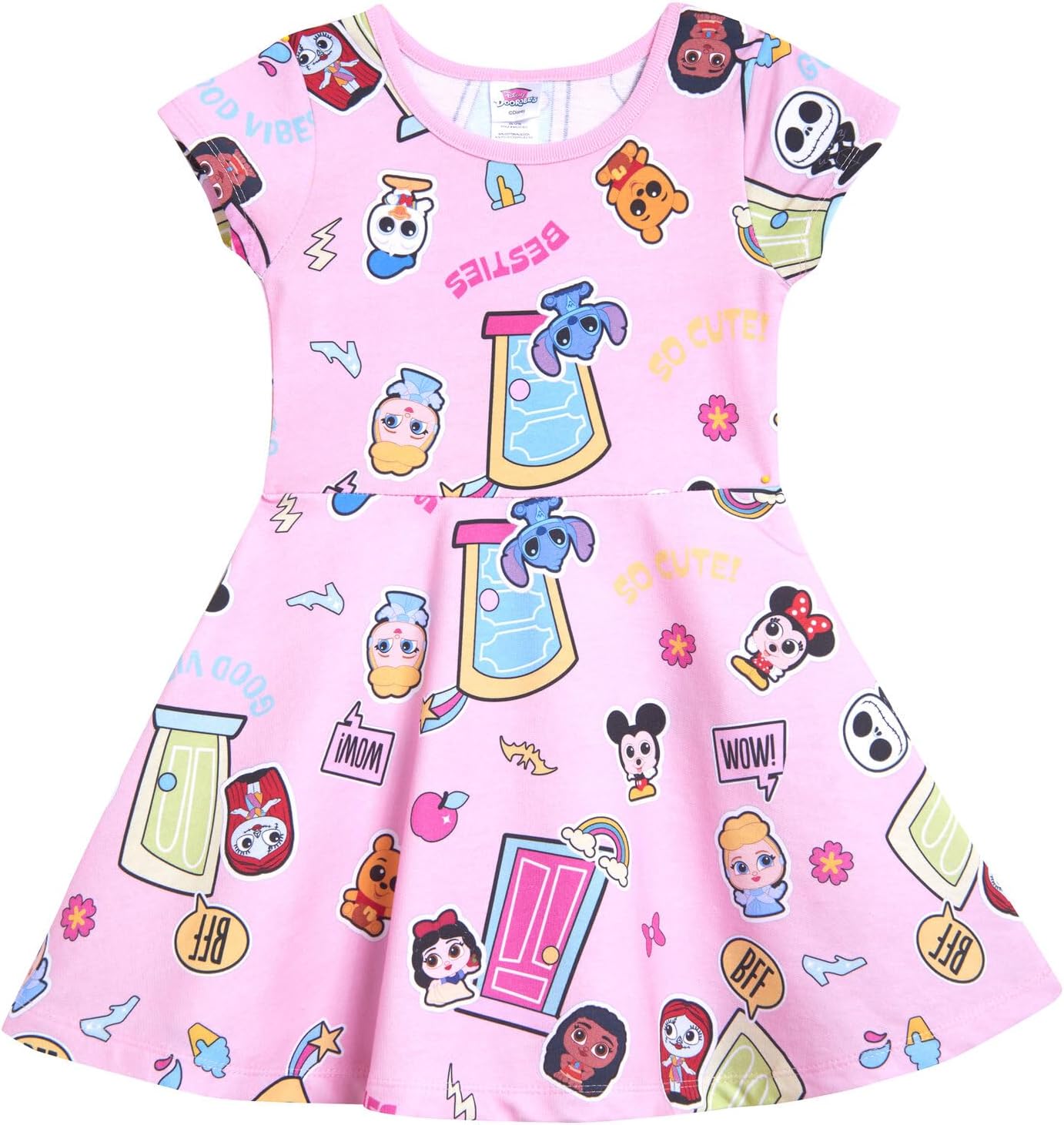 Disney French Terry Essential Dress Infant to Big Kid Sizes 18 Months - 14-16