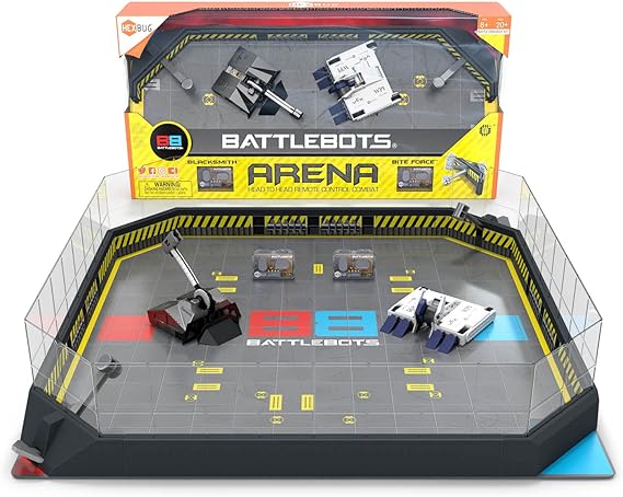 Hexbug Battlebots Arena Bite Force and Blacksmith