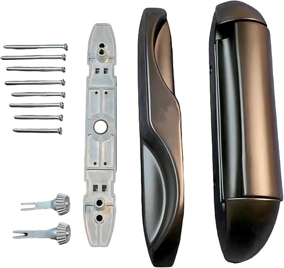 8.7" Interlock Intuition Sliding Glass Door Handle Kit Replacement - Fix and Repair Patio Door Hardware - Bronze