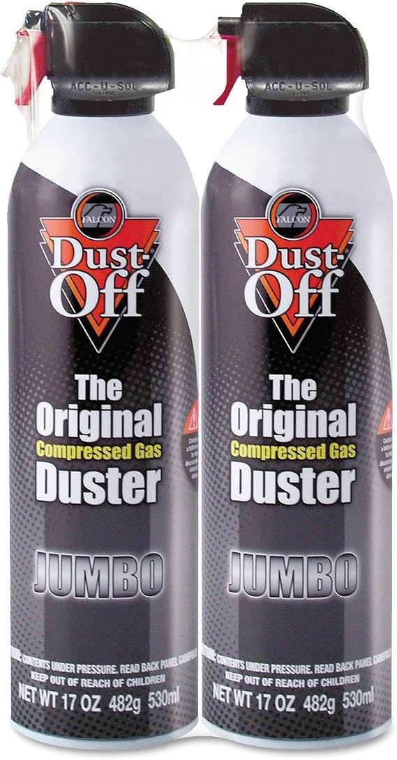 Dust-Off 17 oz Compressed Gas Duster, 2 Pack (DPSJMB2)