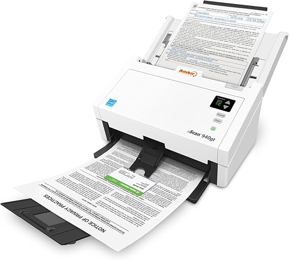 Ambir nScan 940gt 40ppm High-Speed ADF Scanner