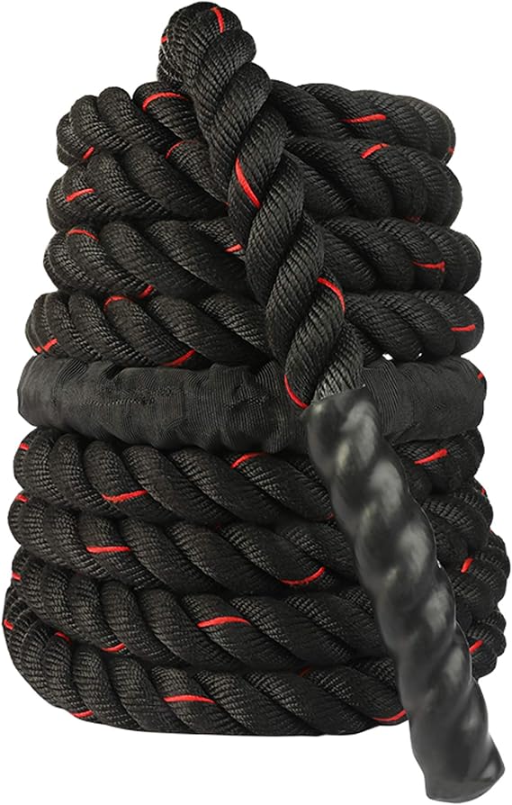 PROIRON 9M /12M Battle Ropes, Battling Rope for Fitness Training Gym, Heavy Exercise Ropes 38mm, Undulation Rope for Strength Workout