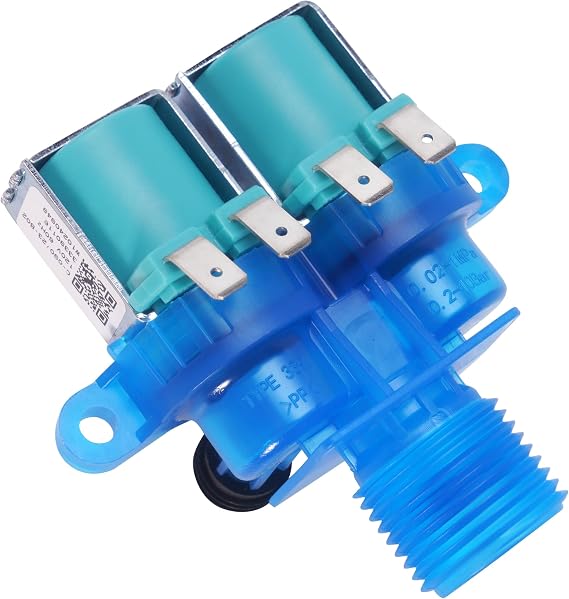 W11168740 MVWX655dW1W10240949 Cold Water Inlet Valve Fit for Maytag Washer | for Whirl-pool Ken-more Washing Machine, W10921514, MVWX500XW0 MVWX655DW0 MVWX700XW1 WTW5500XW2 WTW5600XW3 MVWX655DW2