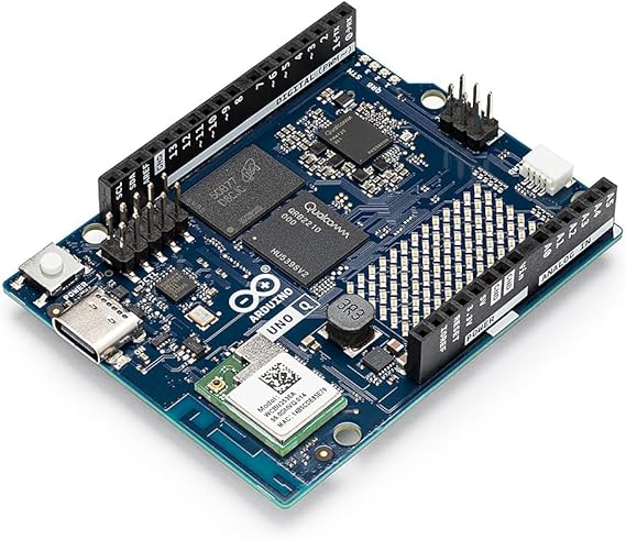 Arduino UNOTM Q 4GB [ABX00173]- Hybrid Board, Qualcomm Dragonwing QRB2210 microprocessor (MPU) & STM32U585 Microcontroller(MCU), AI Vision, Voice, IoT, Robotics, Linux Debian OS, Wi-Fi 5, USB-C