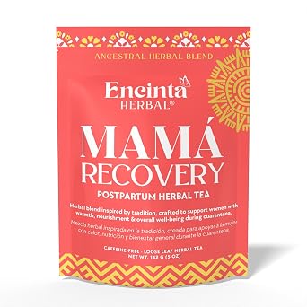 Mama Recovery Postpartum Herbal Tea | Traditional Herbal Blend for Women | Caffeine Free, Supports Wellness & Nourishment Caffeine-Free, Loose Leaf, 5 oz (142 g)