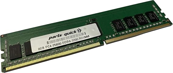 8GB Memory for ASUS Pro WS WRX80E-SAGE SE WiFi Compatible DDR4 3200MHz PC4-25600 ECC RDIMM RAM
