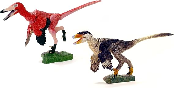Middle Age Beasts: Western Dinosaurs 2 Pack - 6" Buitreraptor g & Young Stenonychosaurus i. - 1/6 Scale, 2 Articulating Raptor Action Figure