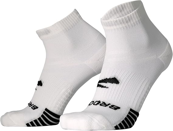 Brooks Ghost Lite Quarter Socks I Performance Running, Comfort Fit with Arch Support for Men & Women (2-Pack Set)