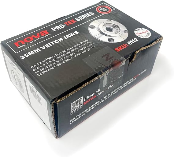 NOVA 6112 35mm Pro-Tek Veitch Jaws for Woodturning