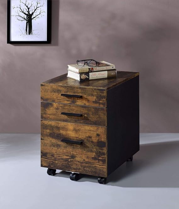 Home Office Furniture Set, Modern Computer Desk Workstation Bookshelf Bookcase File Cabinet Home Office Study Room Writing Desk Furniture Espresso Desk Weathered Oak File Cabinet