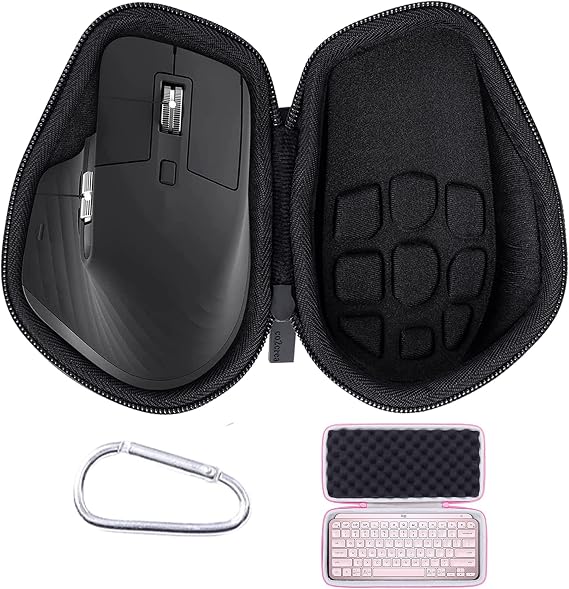Hard Case for Logitech MX Master 3S Mouse + MX Keys Mini Keyboard