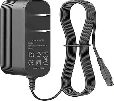 Charger for Pool Blaster 22151EL 24050GL 26050SL 26051SL Ultra 21051DL Pool Vacuum Cleaner Replacement AC Adapter Compatible with Water Tech LC099-2SK Cordless Handheld Pool Vacuum Power Cord 6FT