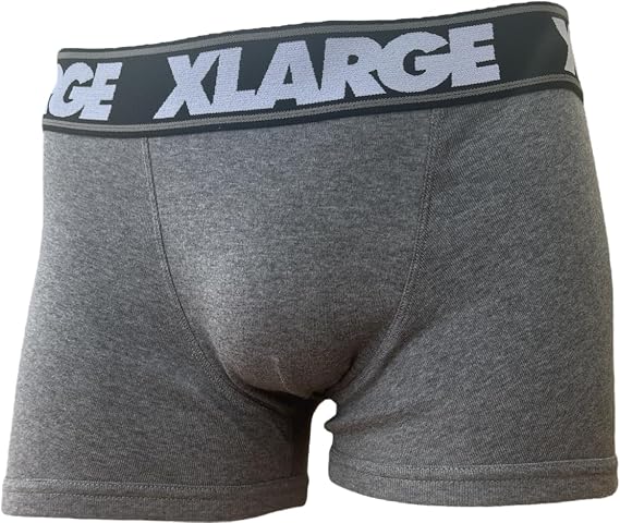 XLARGE Men's Underwear Solid Color Logo Rubber Design M/L/XL Size Single & Set of 2 Black Only Unisex Adult