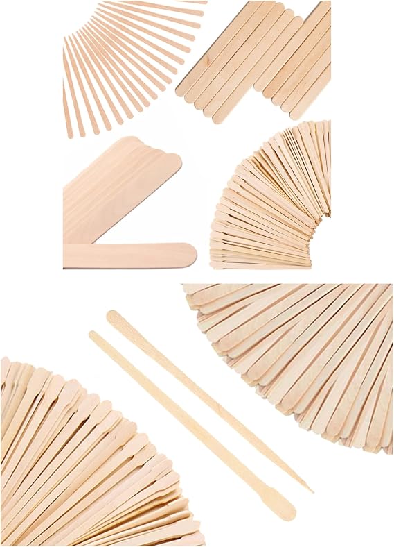 Mibly P300 Assorted Waxing Sticks and P1000 Eyebrow Waxing Sticks