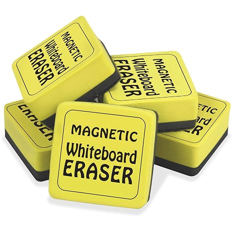 TPG355 - Magnetic WHITEBOARD ERASERS 12PK