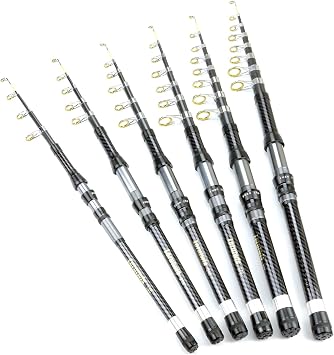 YG108 1.8-3.6m Alloy Telescopic Fishing Rods Metal Accessories Portable Travel Spinning Pole Lure Fish Tackle Sea Rods