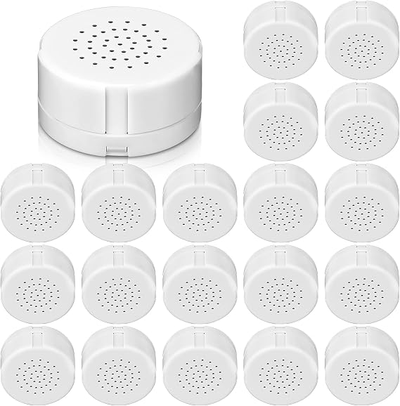 Fabbay 20 Pack Voice Recorder for Stuffed Animals, Recordable 20 Second Sound Module with Lock Function, Voice Recorder Box for Plush Toys Pillows Record Messages Music Memories
