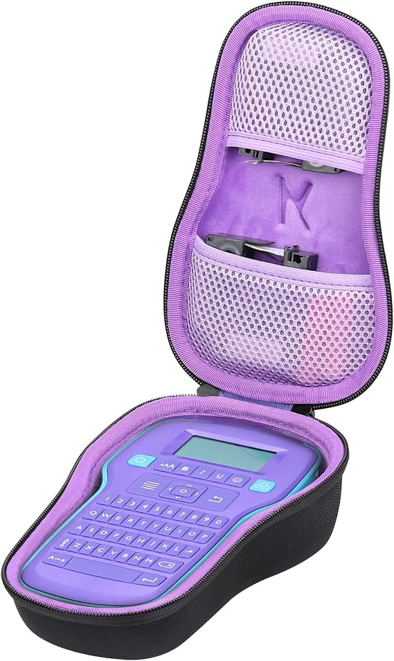 Khanka Hard Case for DYMO LabelManager 160/280 Portable Label Maker | EVA Hard Shell, Organized Daily Storage, Travel-Ready Portable Storage, Impact Resistant Protection, Protective Case Only