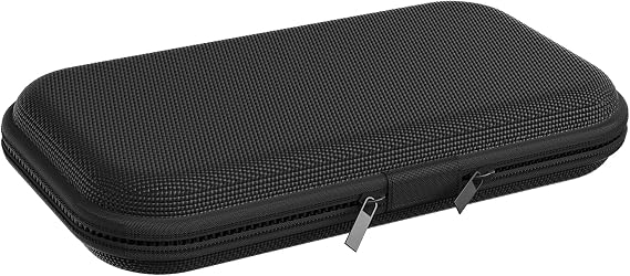 Carrying Case for Globluum MP3 Player (SU3/SU5/SU7/SU9), Hard EVA Protective Travel Storage Case with Zipper, Fits Player, Earbuds, Charging Cable &amp; Protective Case, Black