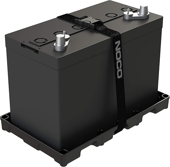 NOCO BT31S Group 31 Heavy-Duty Battery Tray for Marine, RV, Camper and Trailer Batteries
