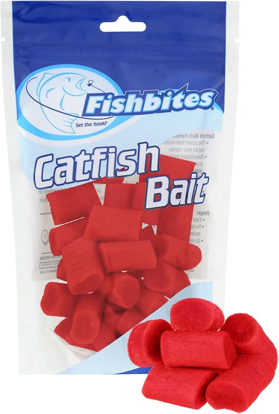 FishBites Freshwater Catfish Bait - Shad - Blood