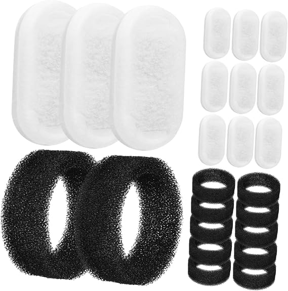 1set Cat Water Fountain Filter Replacement Sponge for Pet Water Dispensers Multi Filtration Easy Installation Compatibility