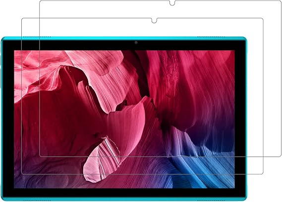 2 Pack Screen Protector Tablet, HD Anti-Scratch Tempered Glass Tablet Protective Film for ZB10 and YQ10S 10.1IN Tablets, 9H Hardness, No Bubble, Easy to Apply.