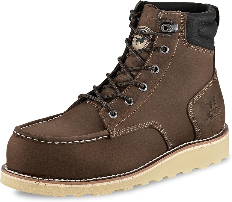 Irish Setter Pipestone 6" Unisex Soft Toe Work Boot | Water Resistant, Uninsulated